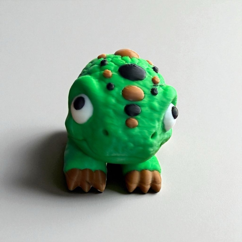 Spotted Green Lizard Toy – Cute and Quirky Creature for Desk or Shelf Decor